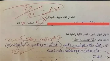 “الطالب الذي حير الجميع”.. طالب يكتب  إجابة في امتحان  تسببت في بكاء المدرسين