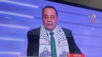 الفلسطينى مصطفى نجم لاعب الزمالك السابق يبكى على الهواء: أسرتي استشهدت