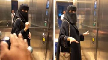 امرأة سعودية دخول رجل معها للمصعد ولكنه أصر على الدخول.. لن تصدق ما حدث بينهما وأشعل مواقع التواصل الإجتماعي!!