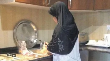 صدمة مستحيل تتوقعها!!… سيدة سعودية قامت بتركيب كاميرا مراقبة في مطبخها واتصدمت من أفعال الخادمة!!