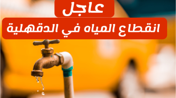 عاجل قطع المياه عن محافظة الدقهلية لمدة 12 ساعة.. تعرف على المناطق والمواعيد