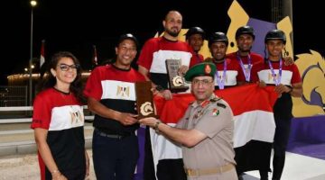 مصر تفوز بالمركز الأول في البطولة العربية العسكرية لقفز الحواجز