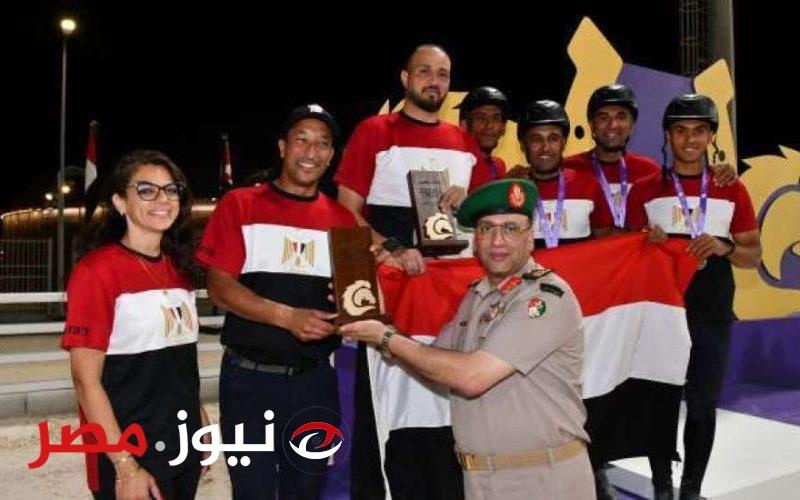 مصر تفوز بالمركز الأول في البطولة العربية العسكرية لقفز الحواجز